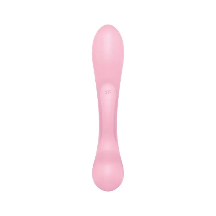 Двосторонній вібратор-кролик Satisfyer Triple Oh Pink, 3 мотори, руків’я-масажер - фото 4