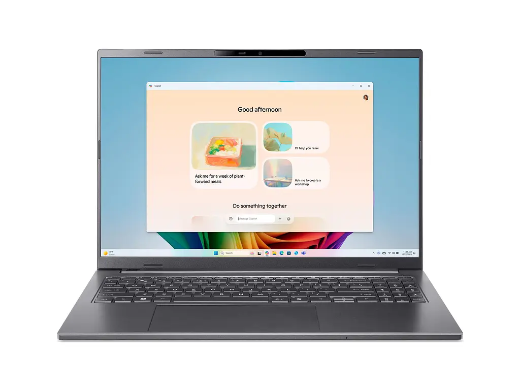 Ноутбук Acer Aspire 16 A16-11M 16" WUXGA IPS Quallcomm X X1-26-100 32GB F1TB UMA Win11 сірий - фото 4