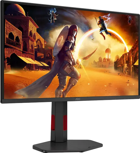 Монiтор 24.5" AOC Q25G4SR Black/Red - фото 3