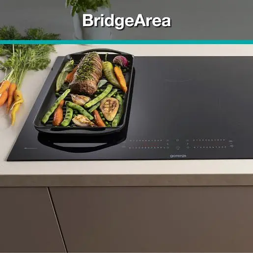 Варильна поверхня Gorenje індукційна 60 см PowerBoost SliderTouch збільшена площа приготування чорний - фото 7