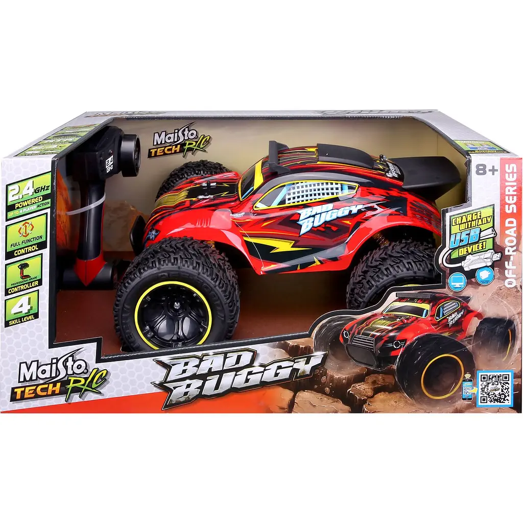 Машинка іграшкова на радіокеруванні Maisto Tech Bad Buggy (81464 red) - фото 19