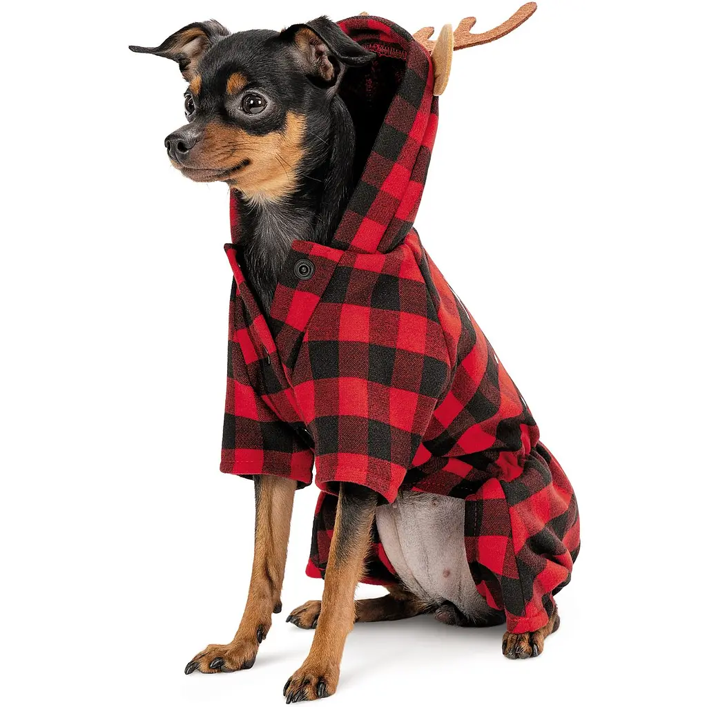Костюм для собак Pet Fashion Xmas XS2 червоний - фото 3