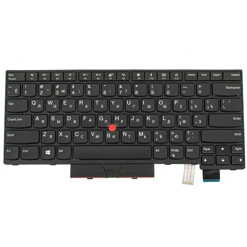 Клавіатура для ноутбука LENOVO (ThinkPad: T480) rus, black (оригінал) - фото 2