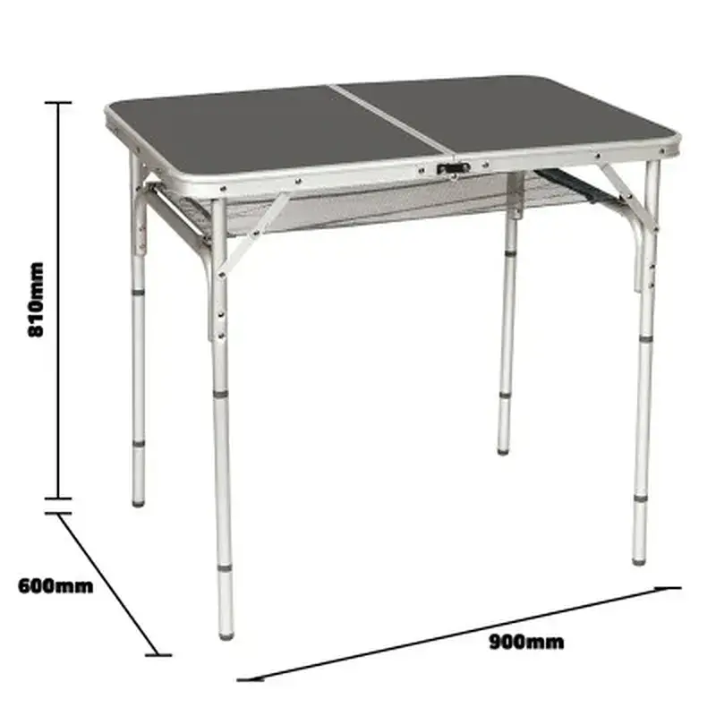 Туристичний стіл Bo-Camp Case Model 90 x 60 см Сірий (1404393) (DAS301469) - фото 7