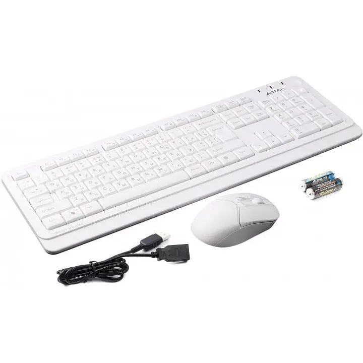 Комплект бездротовий A4Tech Fstyler FG1012 White - фото 2