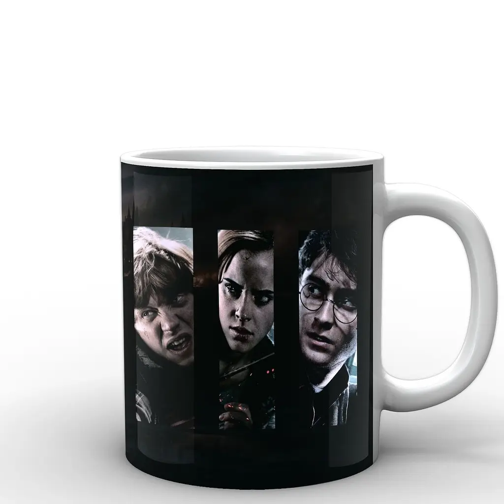 Кухоль GeekLand Harry Potter Гаррі Поттер головні герої HP.02.029 330 мл білий - фото 2