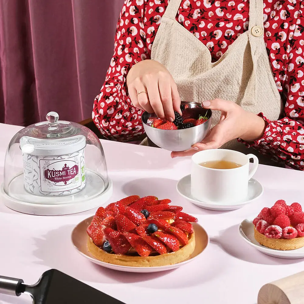 Чай білий Kusmi Tea White Berries органічний 90 г - фото 3