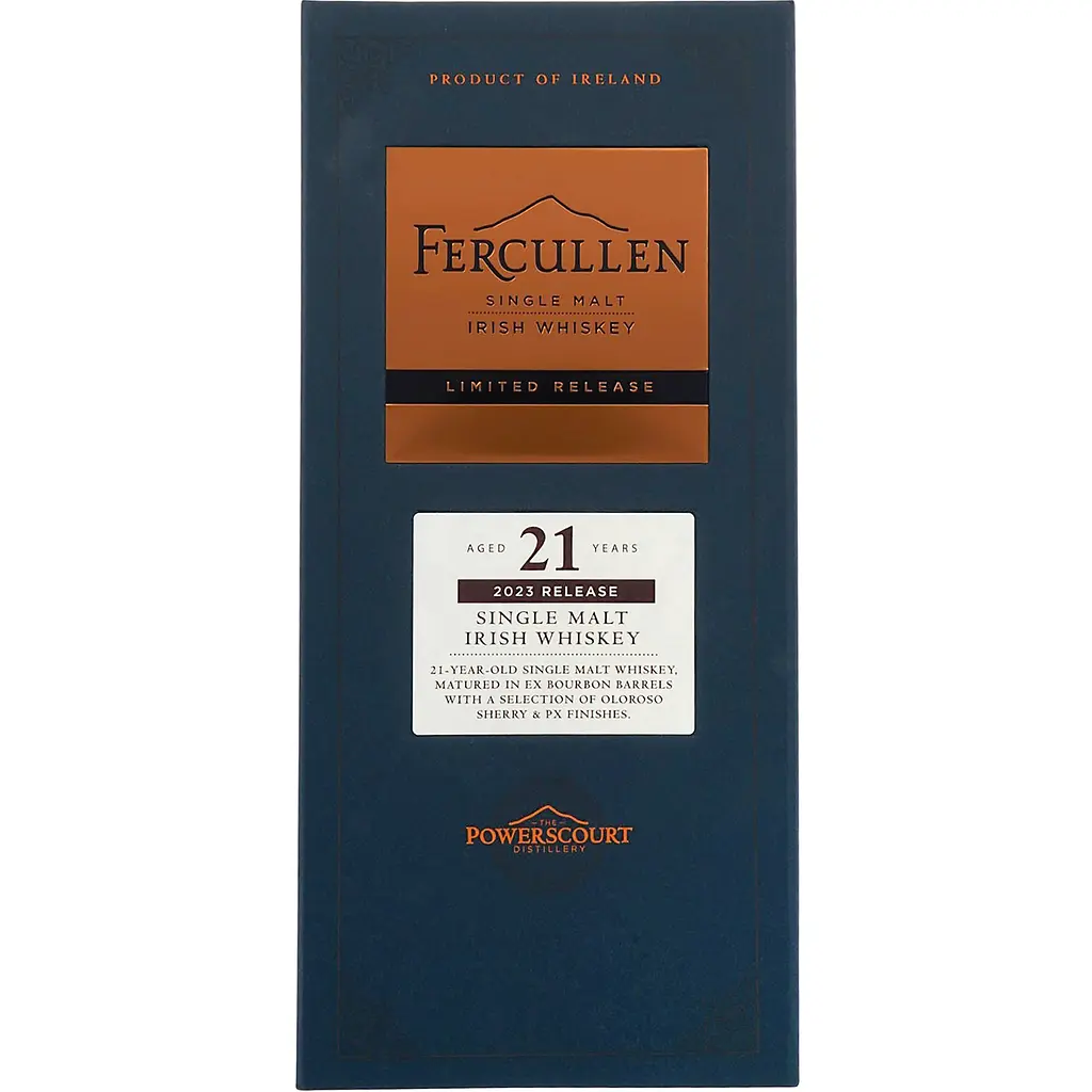 Віскі Fercullen 21 yo Single Malt Irish Whiskey 46% 0.7 л - фото 8