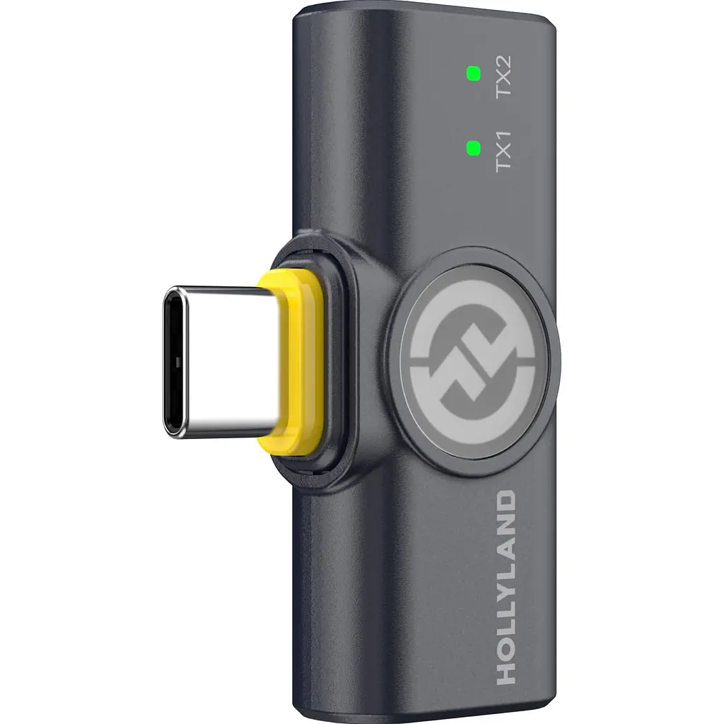 Микрофонная радиосистема Hollyland Lark M2 Duo with USB-C RX Black [156012] - фото 3