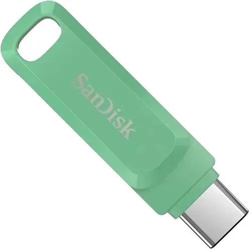 Флеш накопичувач USB 512Gb SanDisk Ultra Go, Absinthe Green, Type-C / USB 3.2 Gen 1, до 400 МБ/с (SDDDC3-512G-G46AG) - фото 3