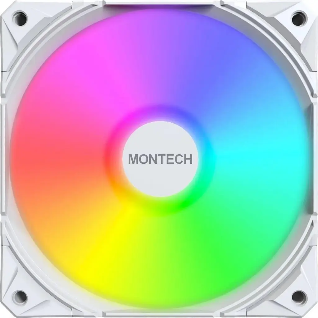 Комплект вентиляторів MONTECH E28 ARGB 120MM 3 PACK (W) - фото 2