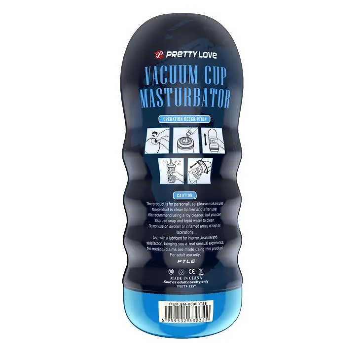 Мастурбатор Pretty Love Vacuum Cup Anus тілесний - фото 5