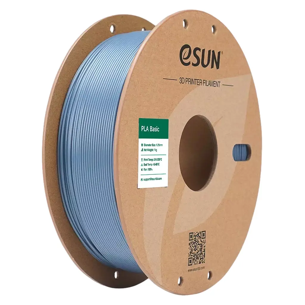 Пластик для 3D-принтера eSUN PLA BASIC 1,75mm 1kg GREY, LIGHT (PLA-BASIC175Q-H1P1)