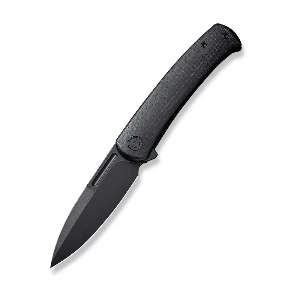 Ніж складаний туристичний Civivi Caetus Flipper, (8.8 см) Damascus/карбоновий Fiber