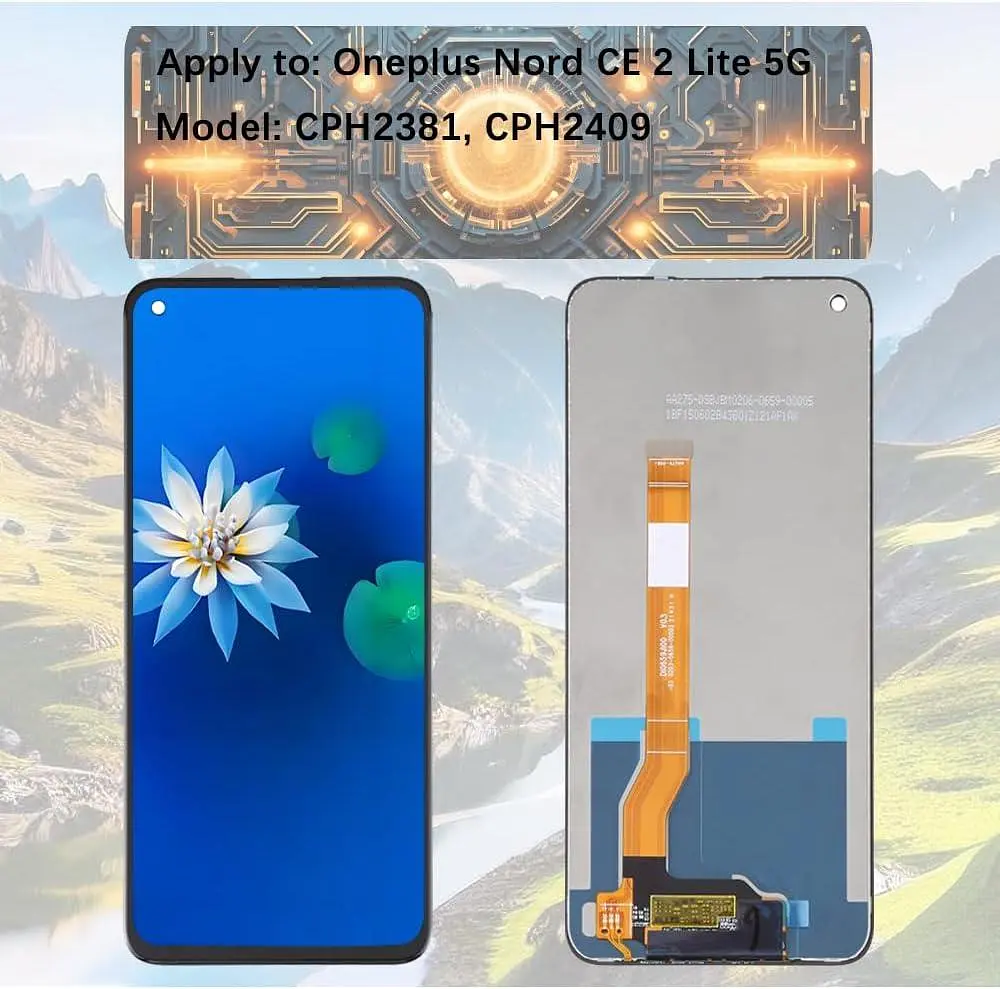 Екран дисплея H&LYCYJ для Oneplus Nord CE 2 Lite 5G CPH2381 CPH2409 РК-екран для заміни в зборі з комплектом - фото 2