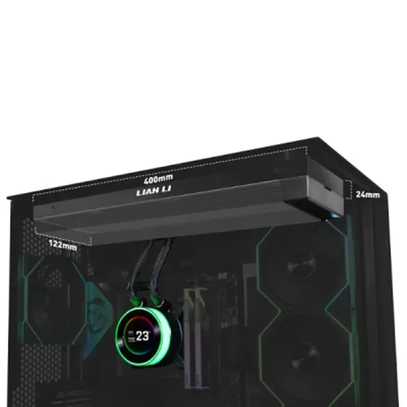Система рідинного охолодження Lian Li HydroShift II LCD-C 360TL, Black (G89.GHS2LCD36TB.00) - фото 6