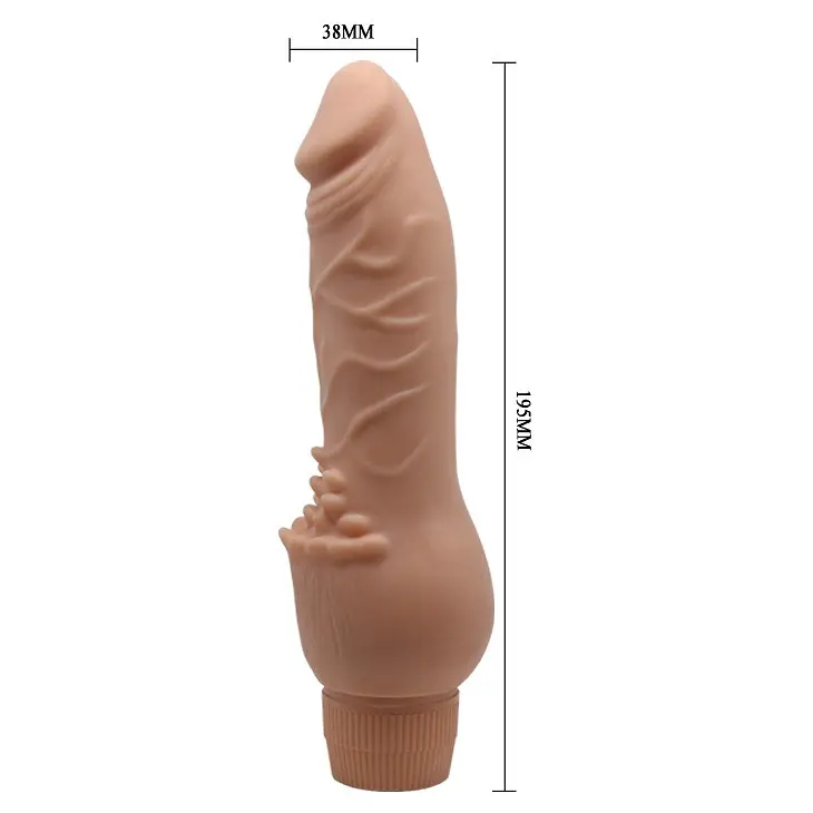 Вібратор Baile Barbara Clark Vibrator Flesh, 19.5х3.8 см тілесний - фото 7