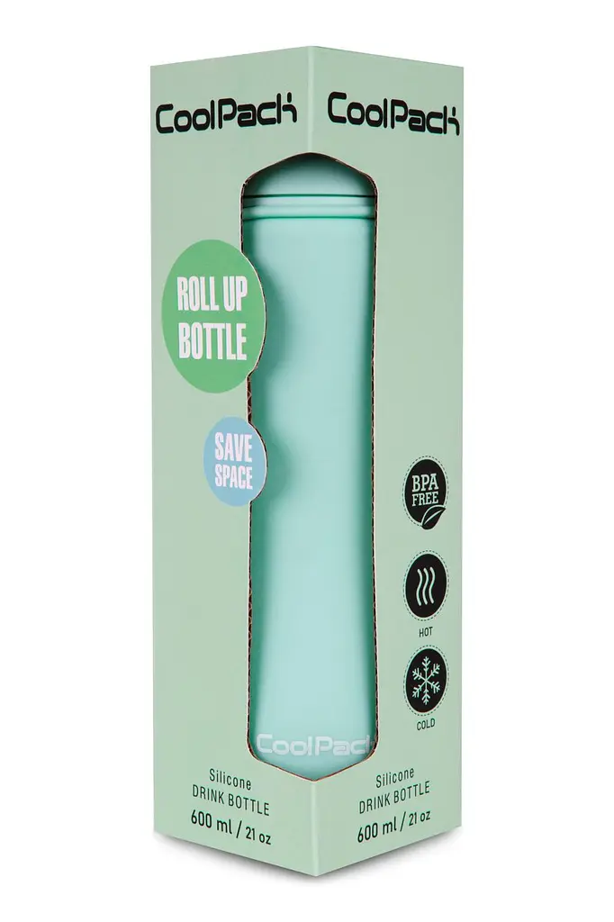 Пляшка COOLPACK Pump Pastel Powder Mint для води 600 мл (Z14645) - фото 3