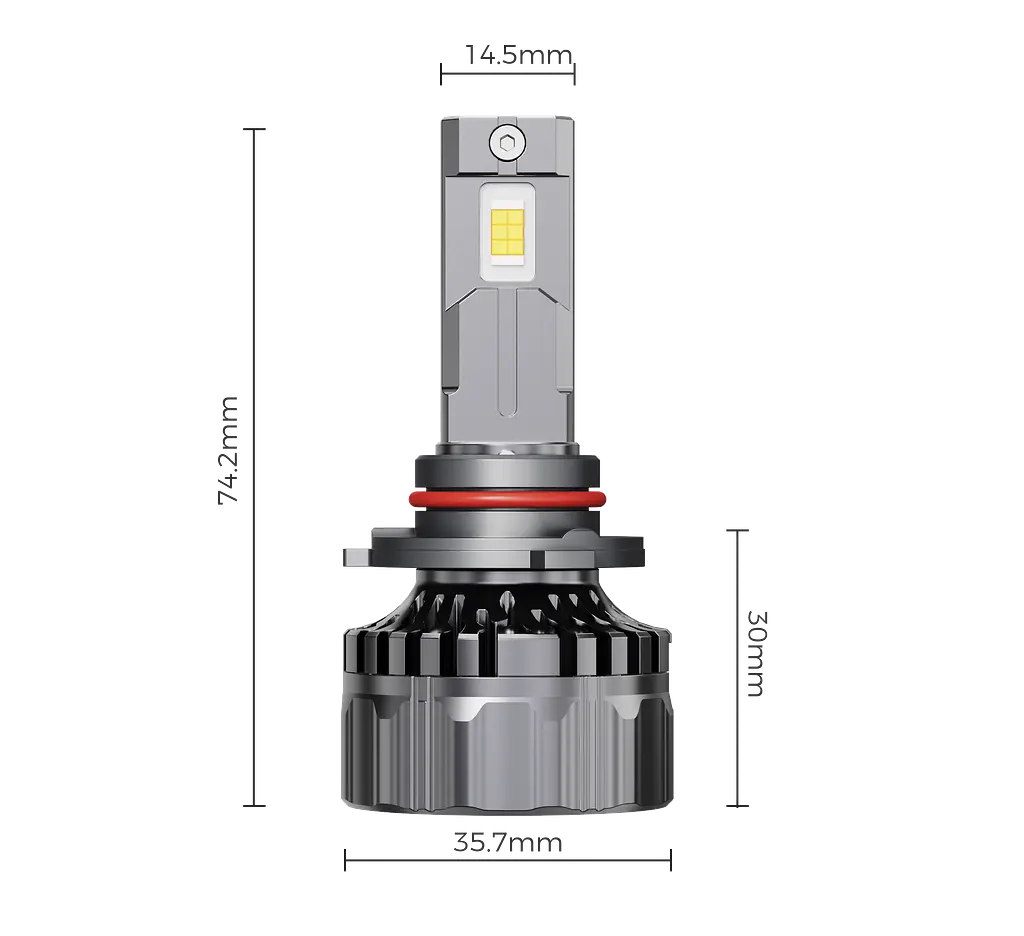 Комплект світлодіодних ламп Infolight M1 9005 55W - фото 3