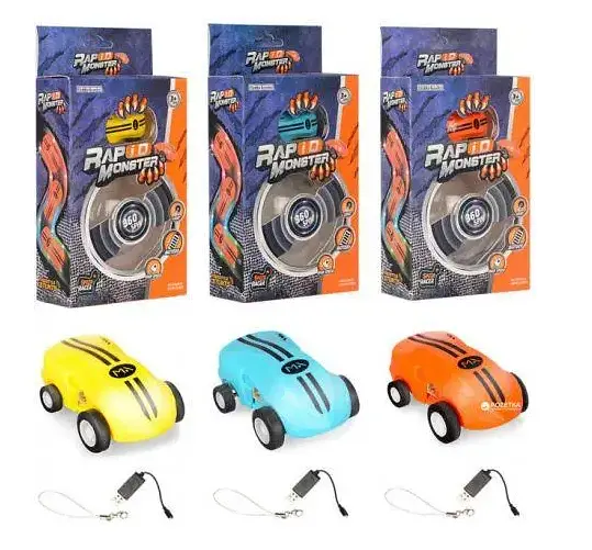 Машинка в кулі Rapid Monster ∙ Інтерактивна дитяча іграшка Машинка – спіннер USB - фото 3