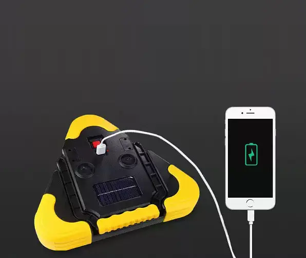 Ліхтар знак аварійної зупинки на акумуляторі з Power Bank Gold Orion OR-7709 - фото 6