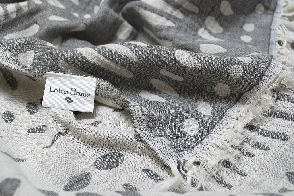 Покрывало Lotus Home - Malia antrasite антрацит 190x225 - фото 4