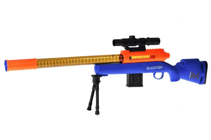 Іграшкова снайперська гвинтівка стріляє м'якими кульками Strike Shooting 108-402KL у коробці р.68x6,8x18,5 см YG Toys - фото 2
