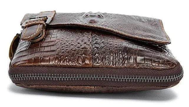 Кожаная мужская сумка Vintage 21х17х1 см sum0015042 - фото 10