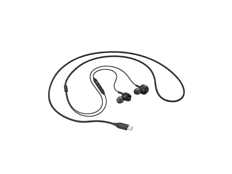 Навушники з мікрофоном Samsung Type-C Black (EO-IC100BBEGRU) - фото 3