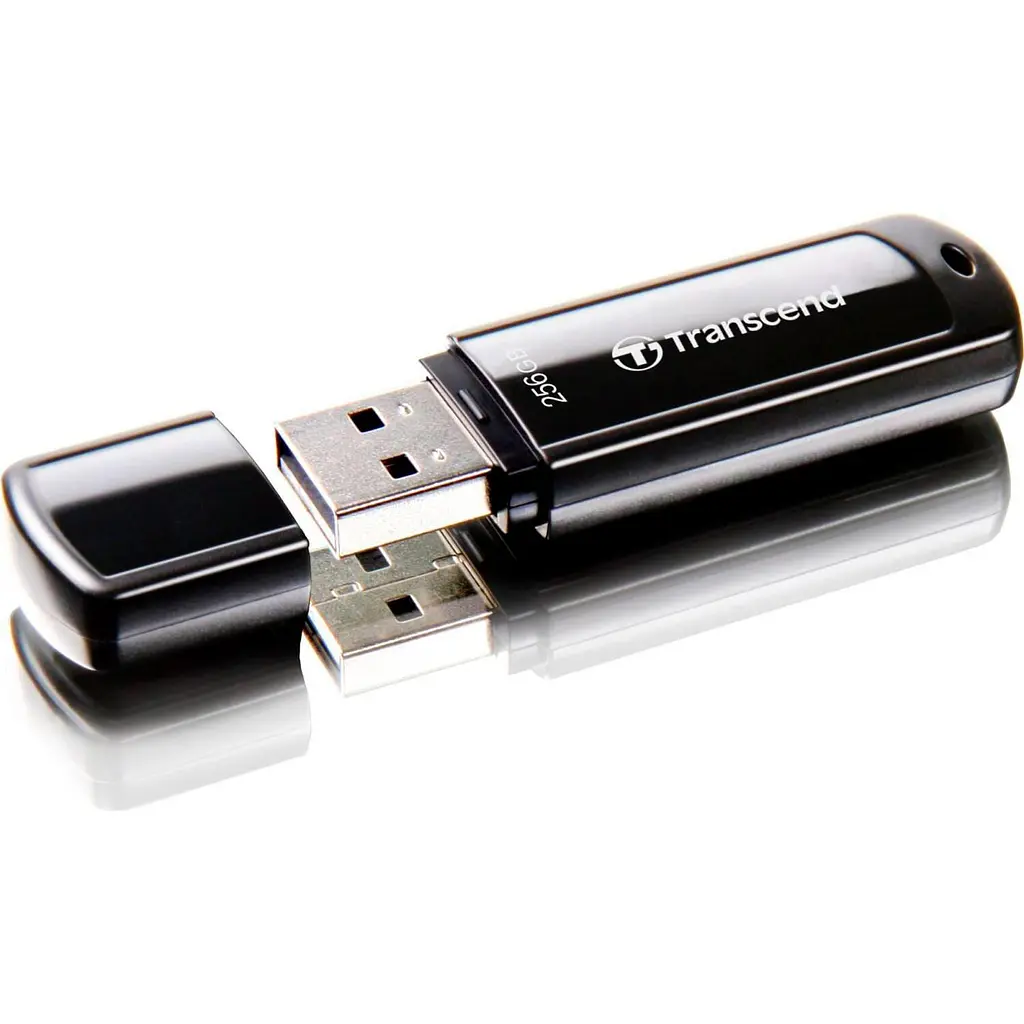 Флеш-накопичувач Transcend JetFlash 256GB USB 3.1 (TS256GJF700) (FFUFTR02107) - фото 2
