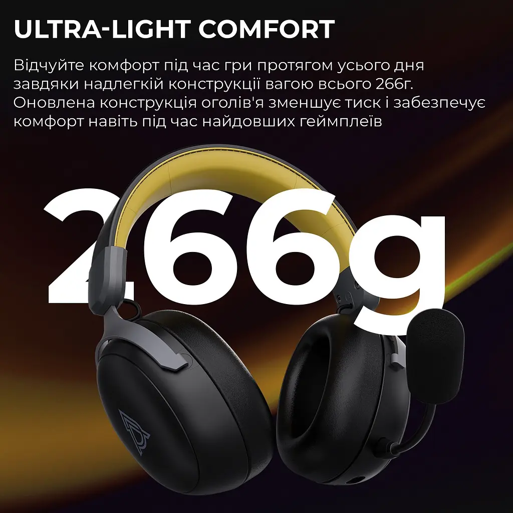 Наушники Ajazz AHM08 MAX 3-Mode Black (AHM08-MAX-BGY) - фото 13