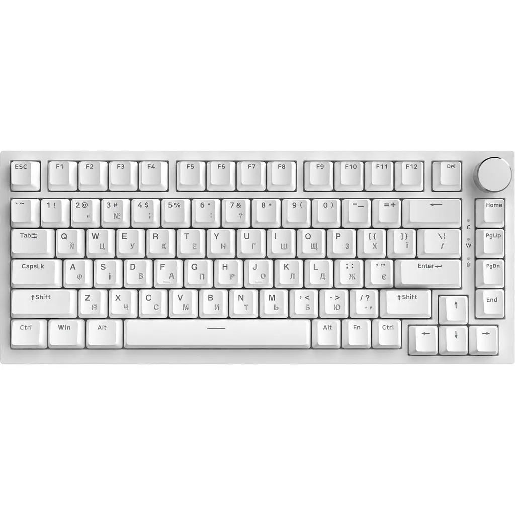Клавіатура Ajazz AK820 Red Switch White (AK820-R-W) [163666] - фото 2