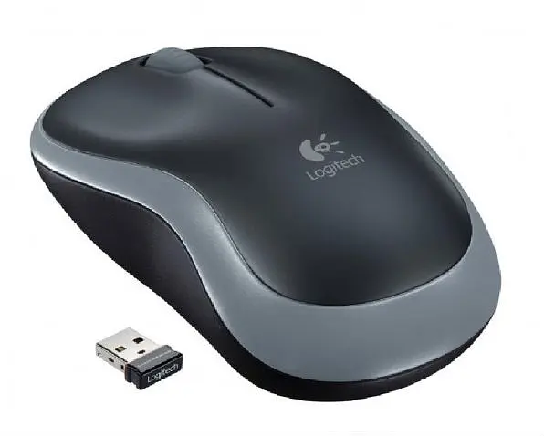 Миша бездротова Logitech M185 (910-002238) Grey USB - фото 2