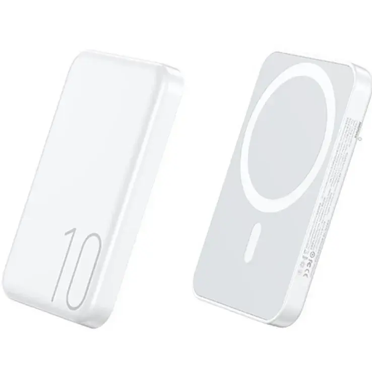 Бездротовий повербанк Remax RPP-65 10000mah 20W MagSafe Magnetic Wireless Power Bank White - фото 3