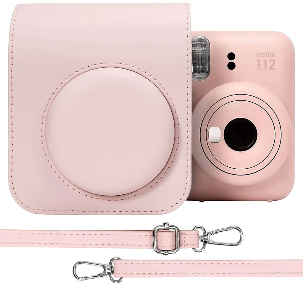 Набор камера Fujifilm Instax Mini 12, Фотобумага 10шт, Чехол, Фотоальбом 64 фото Розовый - фото 4