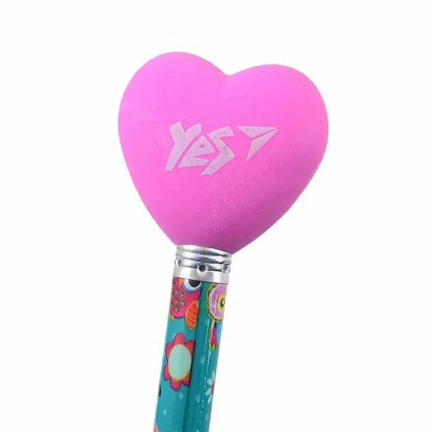 Гумка-насадка на олівець Yes Heart 3 кольори 560500 - фото 2