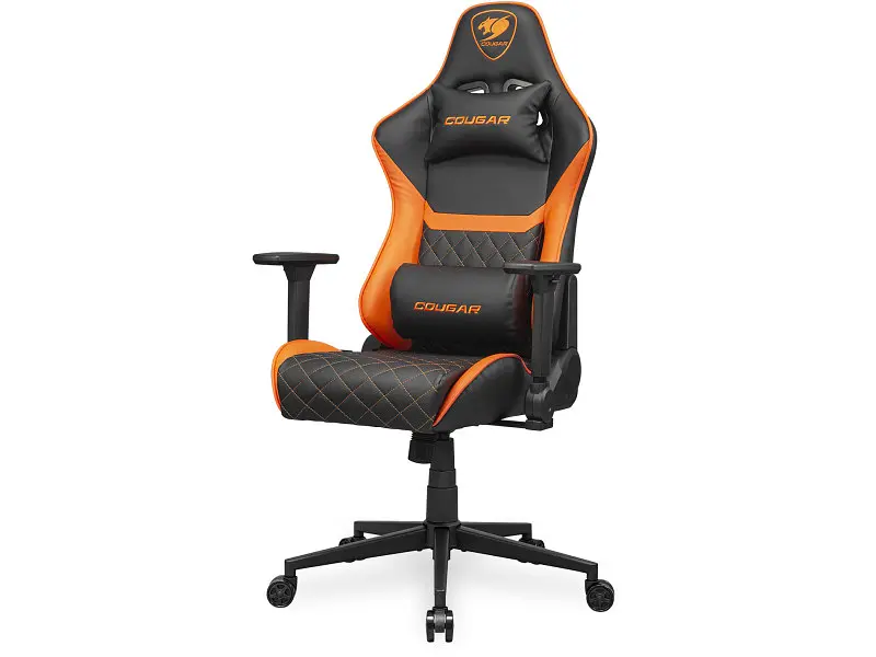 Комп'ютерне крісло для геймера Cougar Armor One V2 black/orange - фото 3