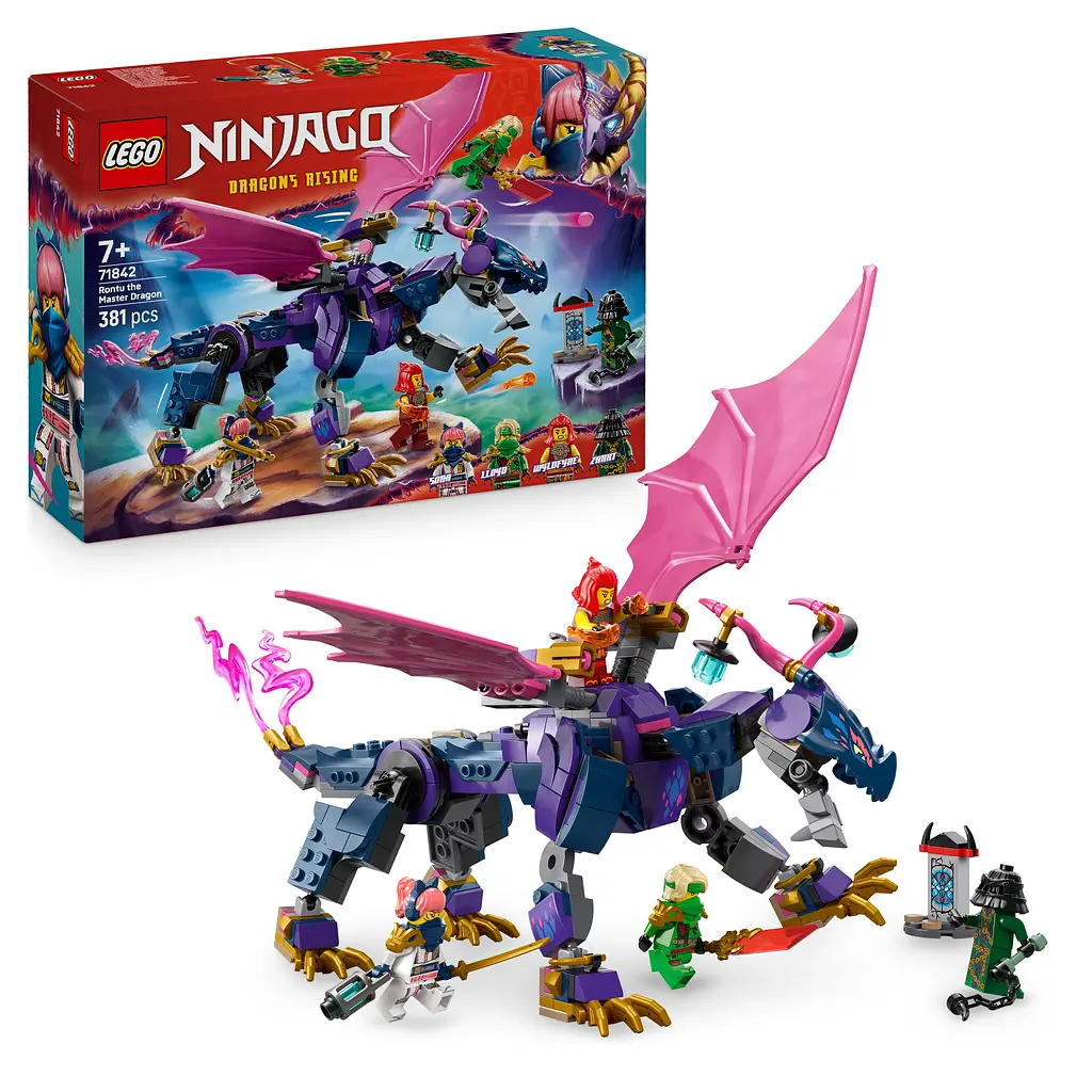 Конструктор LEGO Ninjago Ронту, повелитель драконів 381 деталь (71842) - фото 4