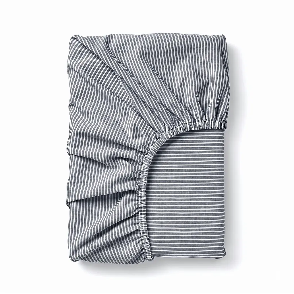 Набір простирадл на резинці з вареної бавовни 160х200 STONE LINEN COSAS (2200000059857) - фото 3