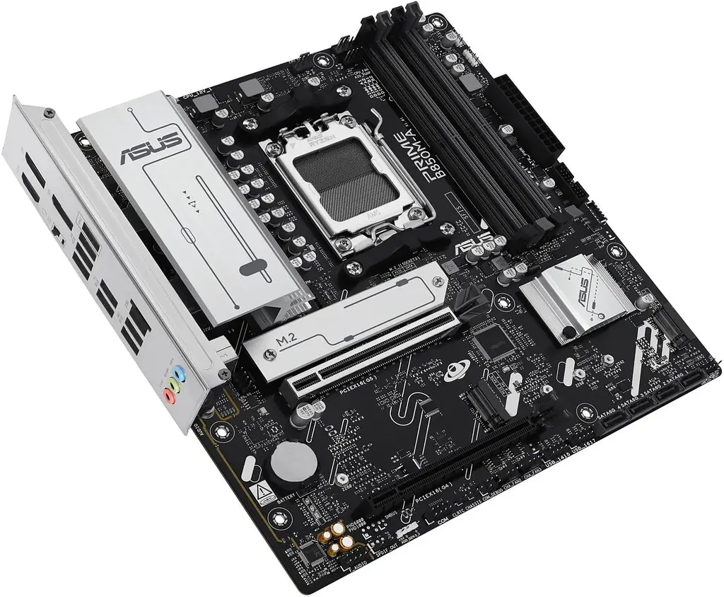 Материнская плата ASUS PRIME B850M-A-CSM (PRIME B850M-A-CSM) (Socket AM5, AMD B850, Micro-ATX) - фото 3