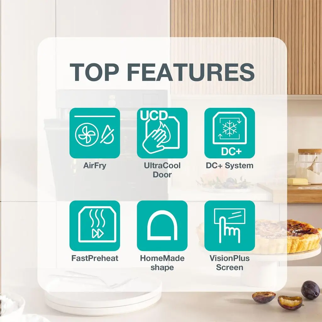 Gorenje Духова шафа Gorenje електрична компактна, 50л, A+, дисплей, Wi-Fi, ф-ція мікрохвиль, чорний - фото 8
