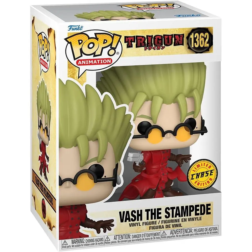 Фигурка Funko Pop Триган Веш Ураган Trigun Vash Chase 10 см T V C 1362 - фото 3