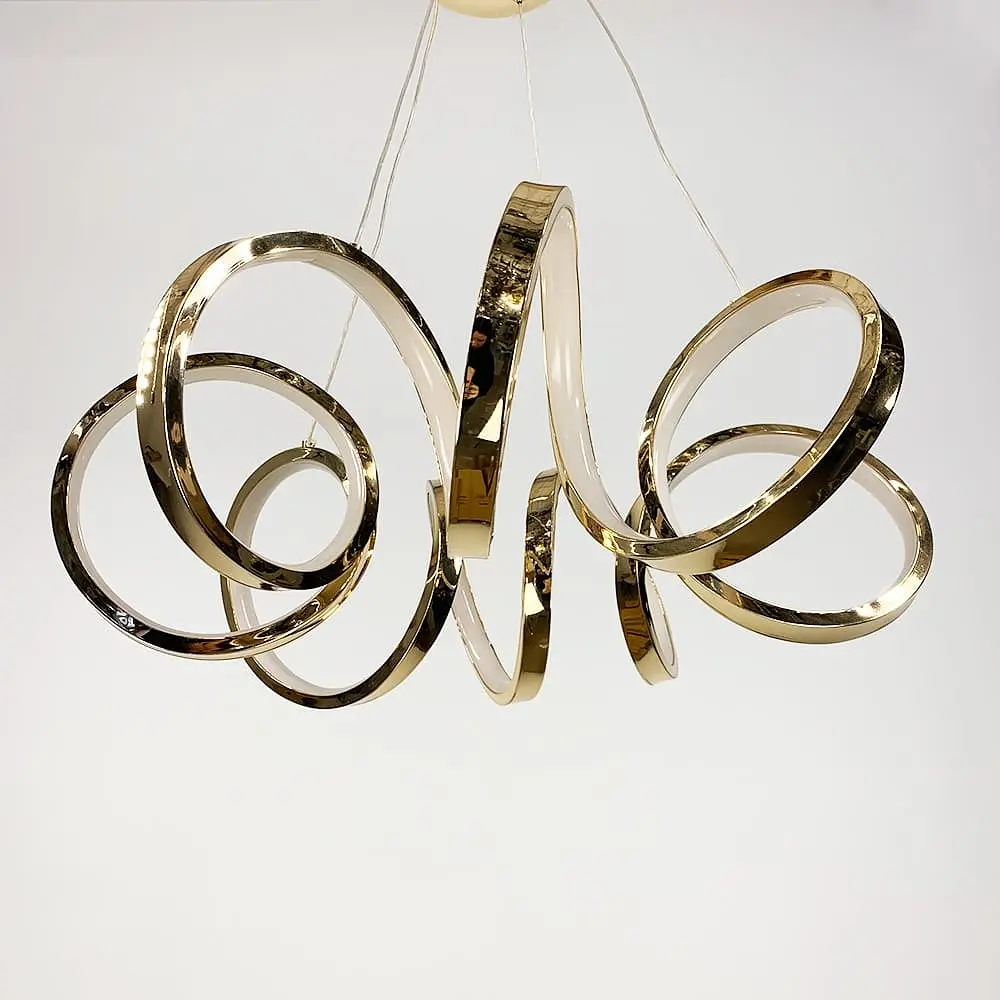 Роскошная золотая люстра MARCELA Ø 50 см Line F | Ст. MJ74-500 TGD - фото 4