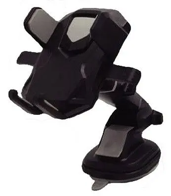 Автотримач для телефону inDrive IDH-089 на присосці жорстка ніжка Black
