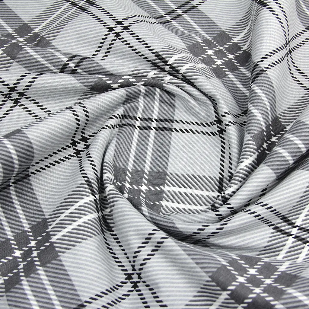 Простирадло на резинці фланель 120х200 BASALT TARTAN COSAS (4822052499474) - фото 7