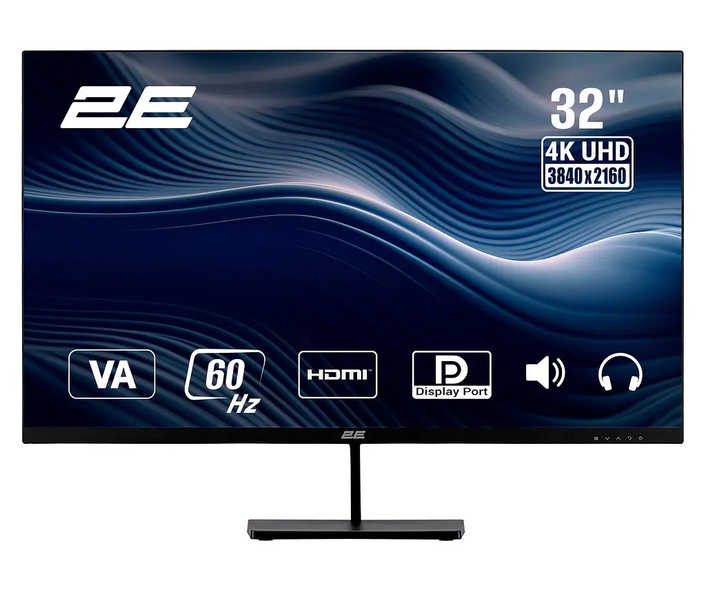 Монітор 2E 31.5" L3224B 2xHDMI DP MM VA 3840x2160 teh0014254 - фото 3