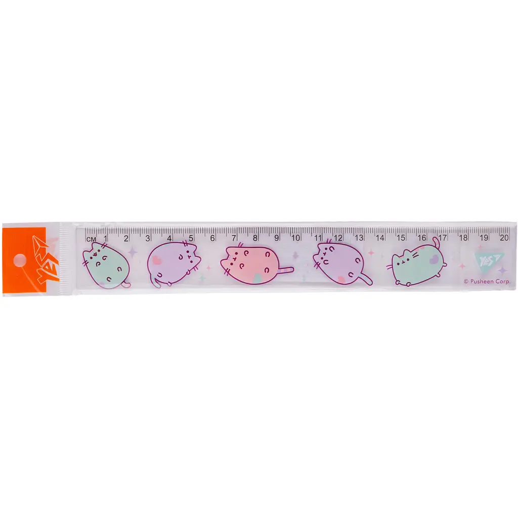 Лінійка Yes Pusheen 20 см (370622) - фото 2