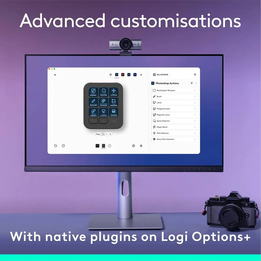 Контроллер Logitech MX Creative Console Graphite - фото 12