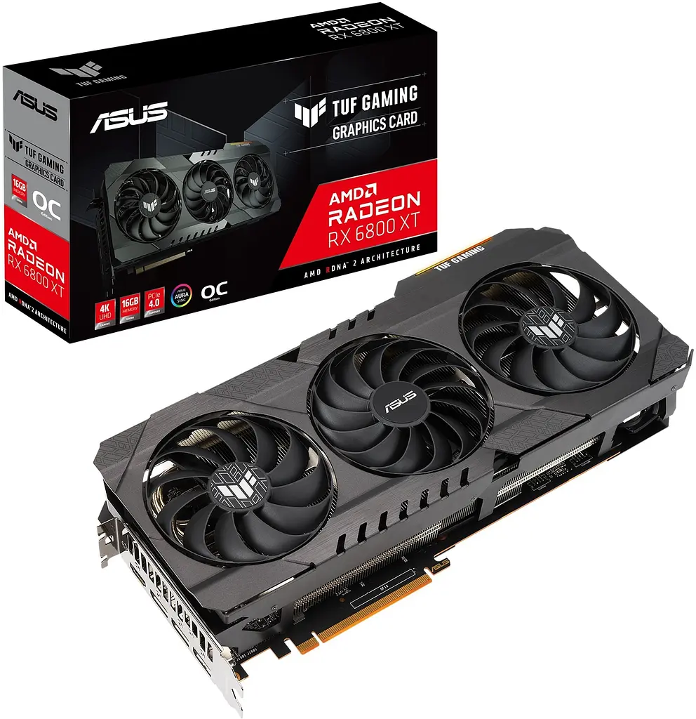 Відеокарта ASUS AMD Radeon RX 6800 16Gb TUF Gaming OC (TUF-RX6800-O16G-GAMING) (GDDR6, 256 bit, PCI-E v4.0) Б/в - фото 8