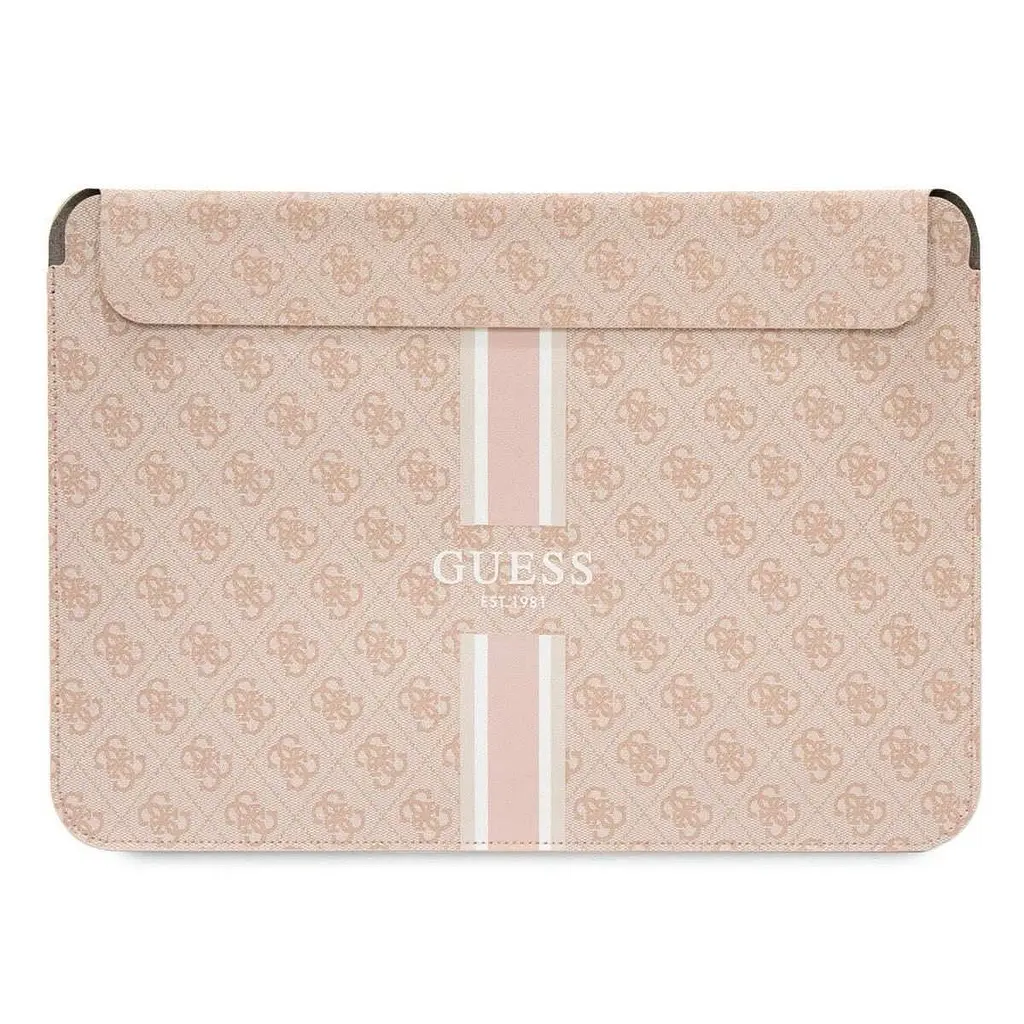 Чохол для ноутбука Guess PU 4G Printed Stripes 13/14 Pink (57983114178) - фото 2